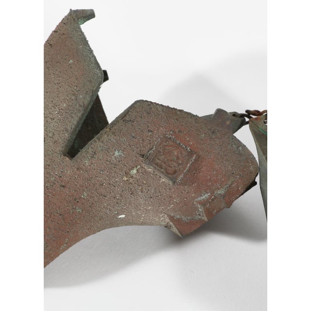 Mid-Century Modern Paolo Soleri Bronze Wind Chime Bell, 20th Century For Sale - Image 3 of 3