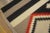 1940s Gray Zig Zag Tribal Antique American Navajo Carpet 3'9" X 6' Flatweave Wool Rug For Sale - Image 10 of 11