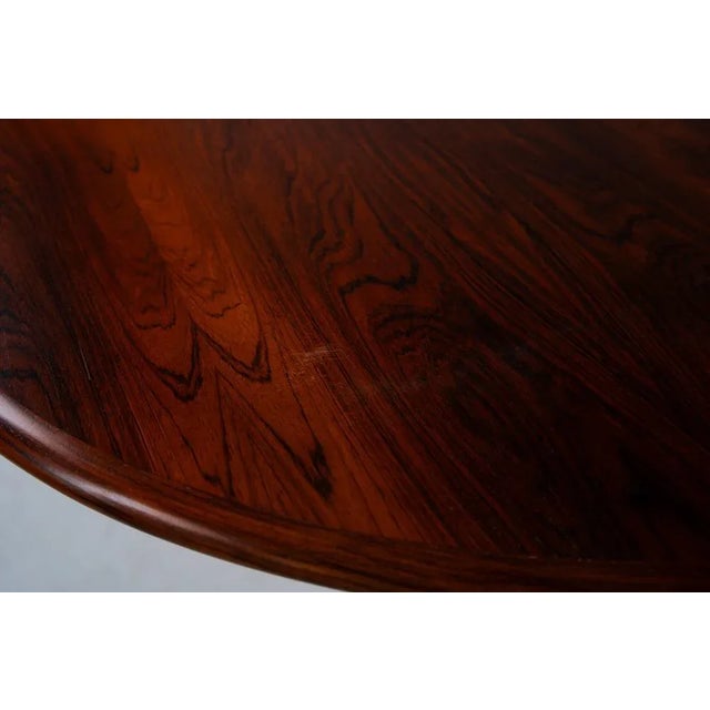 Brown Danish Dining Table attributed to Niels Otto Møller 1960s For Sale - Image 8 of 11