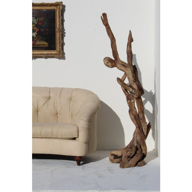 A bold and controversial midcentury sculpture by a doctor. the story is a big Pacific northwest storm came and washed a...