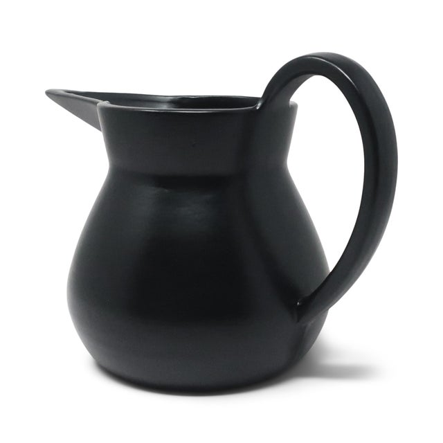 1990s 1990s Italian Bucchero Ceramic "Gubbio" Blade-Spout Jug by Gio Ponti for Neoponti/Costantino For Sale - Image 5 of 10
