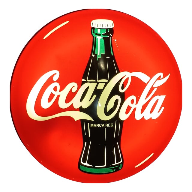 Illuminated Coca-Cola Sign, 1997 For Sale
