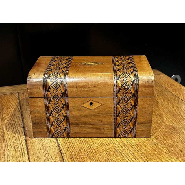 Victorian Jewellery or Trinket Box from Tunbridge Ware For Sale - Image 4 of 16