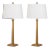 31.5 Inch H Table Lamp in Gold - a Pair For Sale