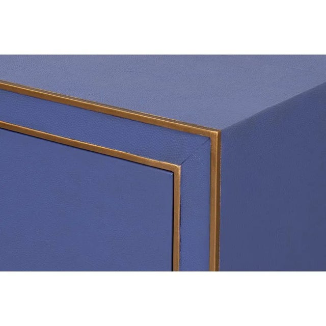 Blue Marlin Blue Nightstand For Sale - Image 8 of 11