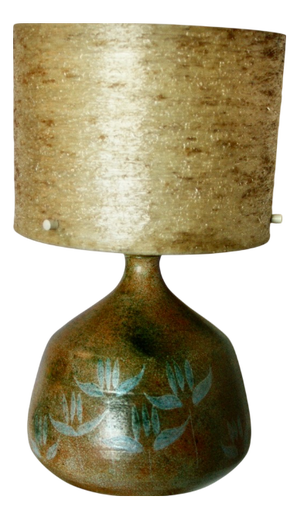 Vintage Ceramic Table Lamp by Helga Ostergaard, 1970