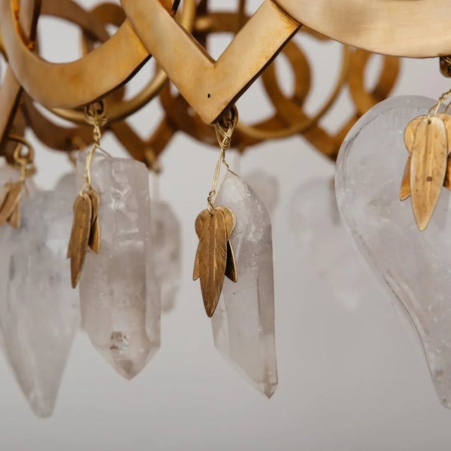 2010s Heart Motif Chandelier In the Manner of Robert Goossens For Sale - Image 5 of 12