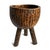 Tribal Carved Wood Vintage Rustic Bowl on Legs For Sale - Image 3 of 7