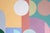 Pink 2026, Art Deco Diagrams Painting, Vivid Tones Geometric Shapes Diptych, Acrylic Paint on Watercolor Paper by Natalia Roman For Sale - Image 8 of 10
