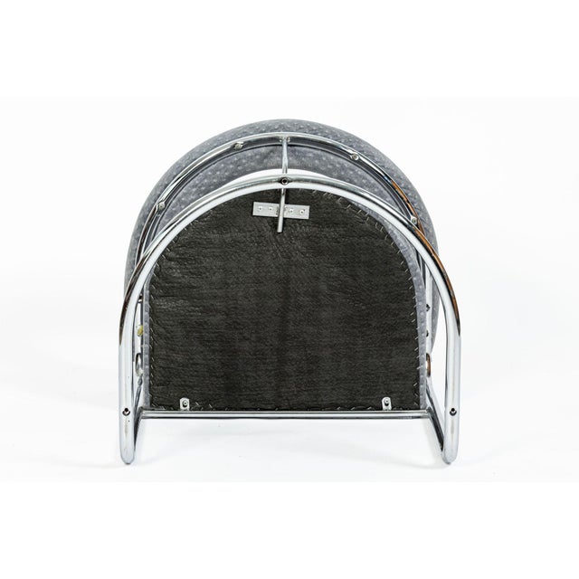 Set of 6 Mid-Century Modern Ss33 Chrome Dining Chairs by Anton Lorenz for Thonet, 1970s For Sale - Image 17 of 18