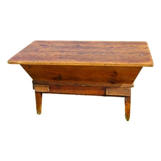 Oak Kneader on Removable Base, 1800s For Sale