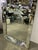 Vintage Venetian Mirror with Glass Frame and Embroidery, 1950s For Sale - Image 3 of 6