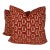 Brunschwig & Fils "Chambord Velvet" in Saffron 22" Pillows-a Pair For Sale