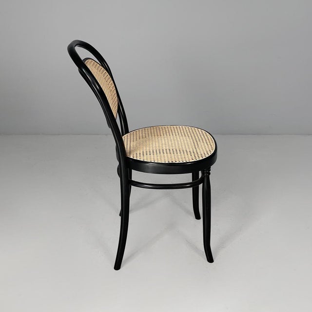 Wood Italian Chairs in Straw and Wood for Sautto and Liberale, 1930s, Set of 6 For Sale - Image 7 of 14