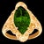 6 Ct Natural Marquise Cut Green Tourmaline Ring in 14 Karat Yellow Gold For Sale - Image 18 of 18