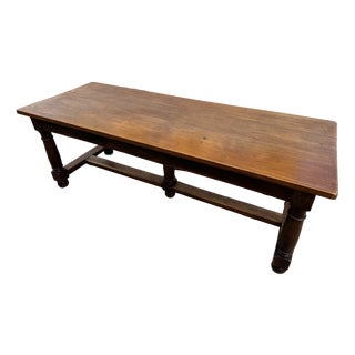 Early 20th Century Walnut Dining Table For Sale