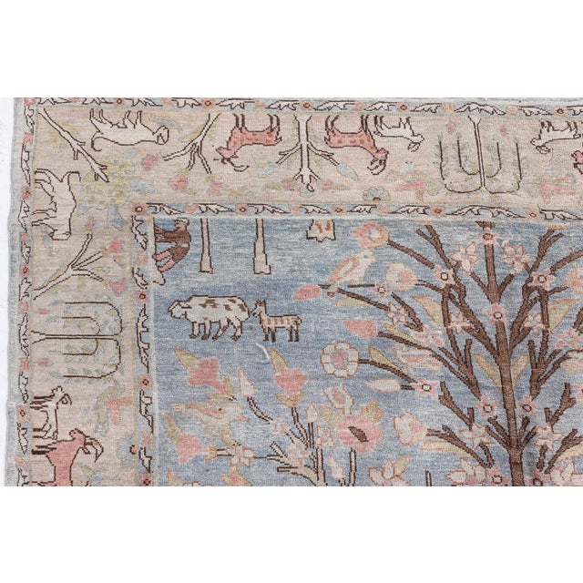 Persian Antique Persian Tabriz Rug For Sale - Image 3 of 10