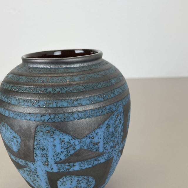 Fat Lava Ceramic Ankara Vase by Heinz Siery for Carstens Tönnieshof, Germany, 1960s For Sale - Image 6 of 16