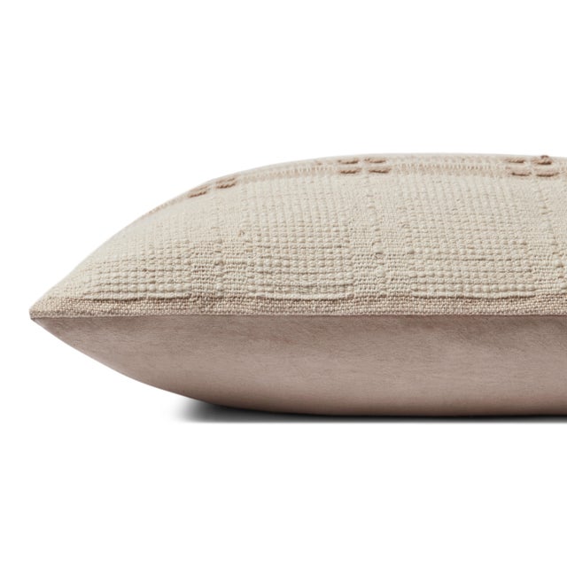 Contemporary Amber Lewis x Loloi Diego Natural 13" x 21" Cover Only Pillow For Sale - Image 3 of 3