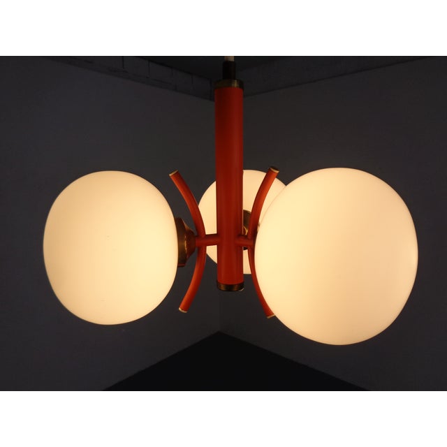 1970s Space Age Sputnik Ceiling Lamps with Glasses by Richard Essig, Germany, 1970s, Set of 2 For Sale - Image 5 of 18