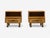 Mid-Century Modern John Keal, Bleached Mahogany, Open Nightstands, Usa, 1960s, Pair For Sale - Image 3 of 12