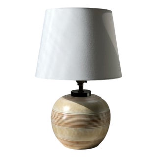 Art Deco Ceramic Table Lamp by Anna-Lisa Thomson, 1930s For Sale