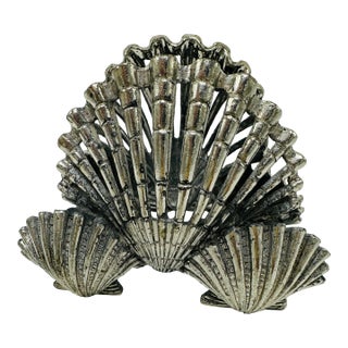 Vintage Shell Design Napkin Holder For Sale