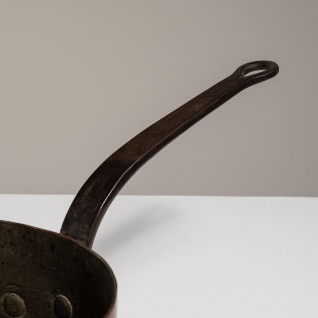 19th Century Belgium Terra Cotta Copper Serving Piece For Sale - Image 12 of 15