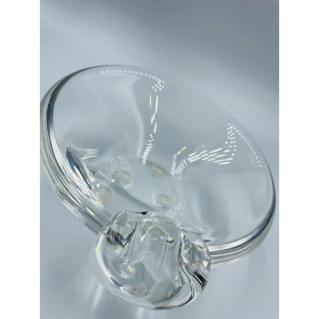 Mid 20th Century Mid 20th Century Steuben Crystal Modernist Bowl Ashtray For Sale - Image 5 of 13
