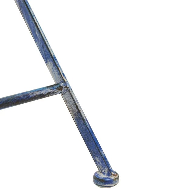 Blue Adriel 3 Piece Bistro Set - Mossy Blue For Sale - Image 8 of 8