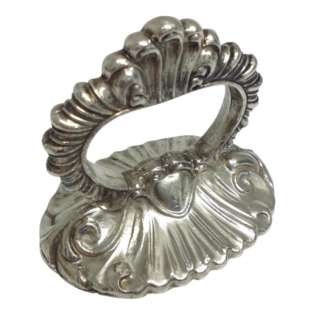 Silver Plate Handle for Covered Entree Dish For Sale