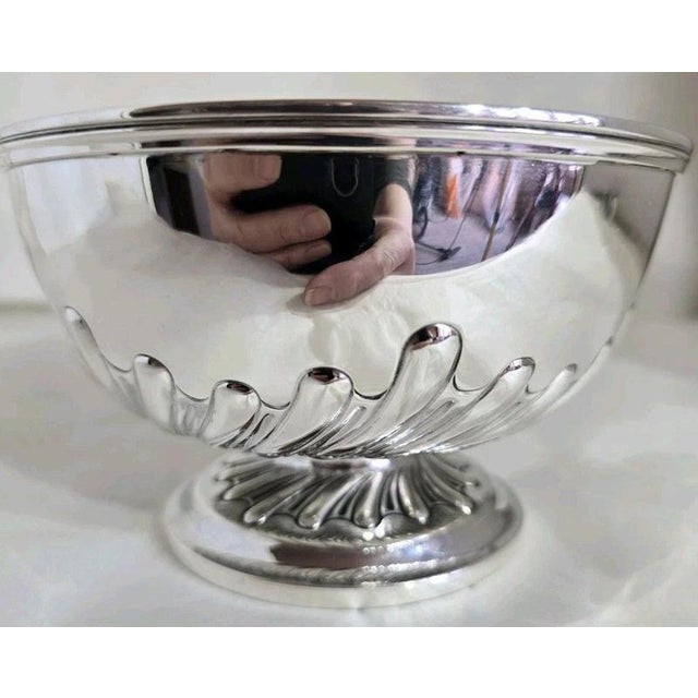 Antique Victorian Britannia Standard Silver Punch Bowl, Dublin, 1891 For Sale - Image 14 of 17