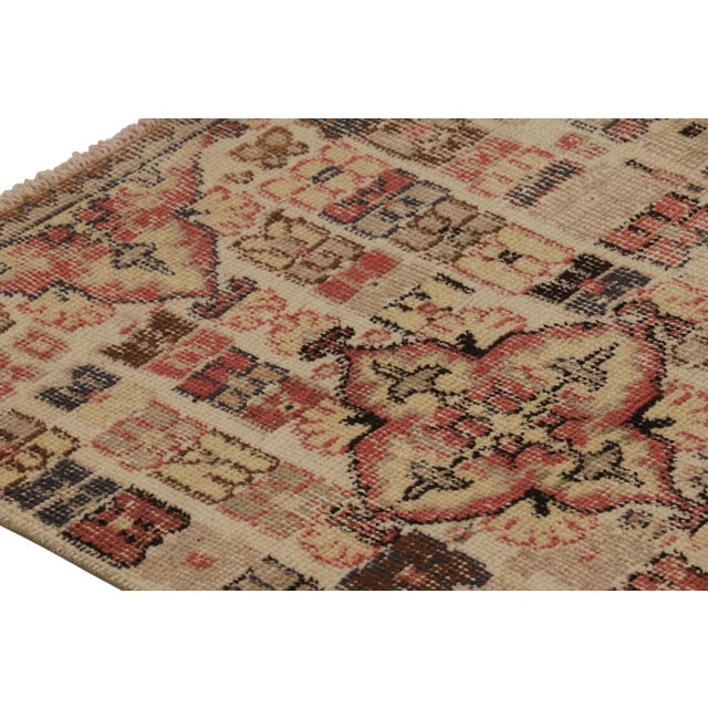 Traditional Vintage Turkish Runner Rug, Multi-Color Geometric Patchwork Pattern – Rug & Kilim For Sale - Image 3 of 8