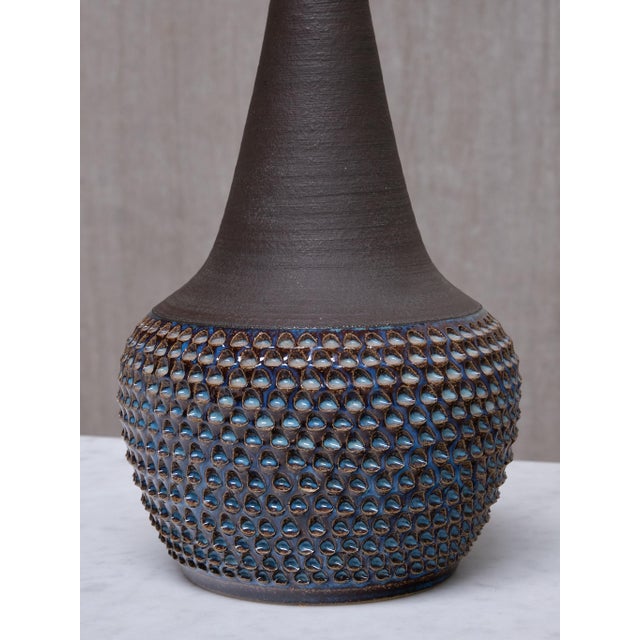 Mid-Century Modern Ceramic Table Lamp by Einar Johansen for Søholm Stoneware, 1960s For Sale - Image 3 of 11