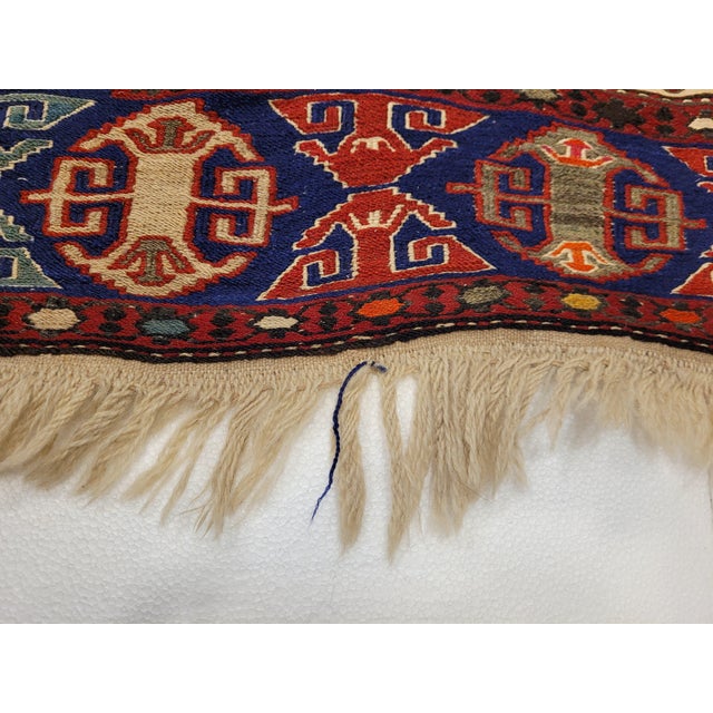 Kilim Sumak Rug in Wool and Silk, 1990s For Sale - Image 11 of 16