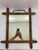 French Antique French Faux Bamboo Turned Wood Wall Mirror For Sale - Image 3 of 18