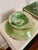 Late 19th Century Vintage Majolica Lily Pad Footed Bowl For Sale - Image 5 of 5
