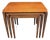 Mid-Century Modern Teak Nesting Tables by Richard Hornby for Fyne Ladye, 1960s, Set of 3 For Sale