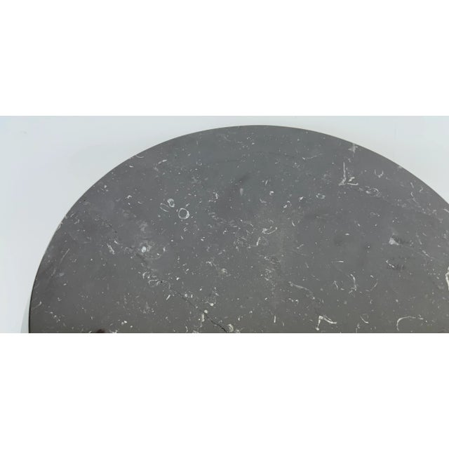 Baker Solid Black Marble Pedestal Base | Chairish