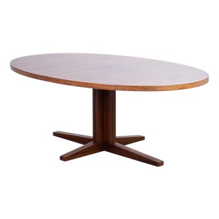 Oval Extendable Dining Table in Rosewood attributed to John Mortensen, Denmark, 1960s For Sale