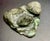 Emerald Mineral Gemstone Carving of Two Frogs by Lilly Pad. For Sale In South Bend - Image 6 of 8