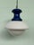 Blue Industrial Space Age Italian Chandelier in Vintage Glass and Metal, 1970s For Sale - Image 8 of 18