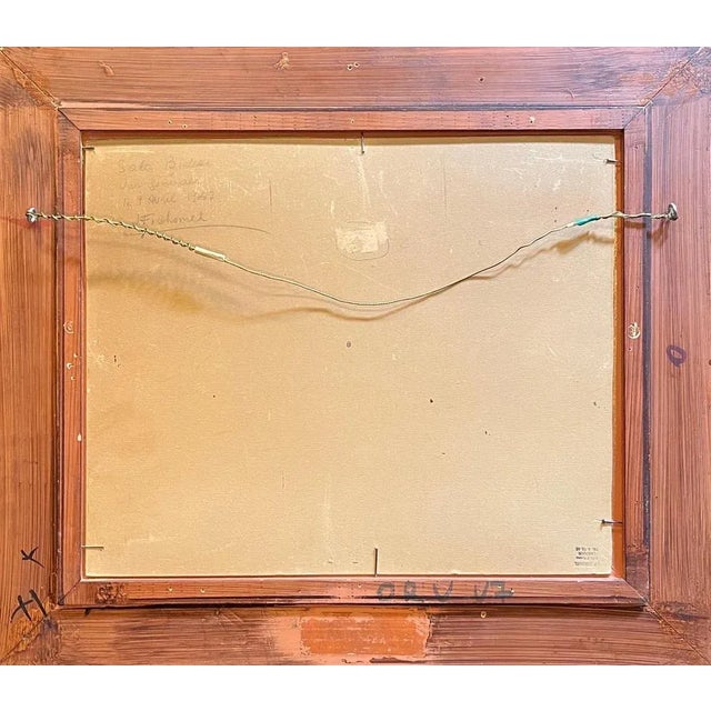 Jean Ferdinand Chomel, Salla Biellese, General View, 1947, Oil on Wood For Sale - Image 14 of 15