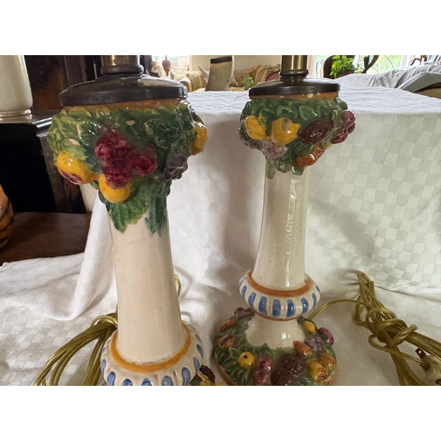1940s Style After Dellarobbia Italian Lamps - a Pair For Sale - Image 15 of 18