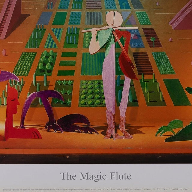 Magic Flute Poster after David Hockney For Sale - Image 3 of 6