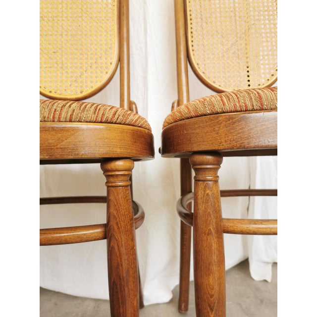 Vintage Bentwood Dining Chairs, 1970s, Set of 4 For Sale - Image 9 of 18