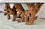 Vintage Sculptural Natural Burlwood Root Dining Table With Rectangular Glass Top For Sale - Image 12 of 18