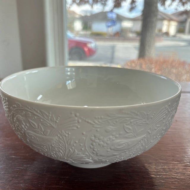 Mid Century Bjorn Winblad Rosenthal Studio Line Porcelain Bowl that is so beautiful with birds and flowers and is in great...