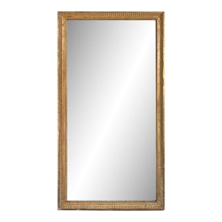 Louis XVI Rectangular Giltwood Wall Mirror For Sale