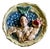 Polychrome Ceramic Plate in Relief by Markus Lupertz, Germany, 1980 For Sale